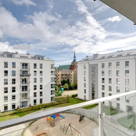 Angielska Grobla Q4apartments شقة *